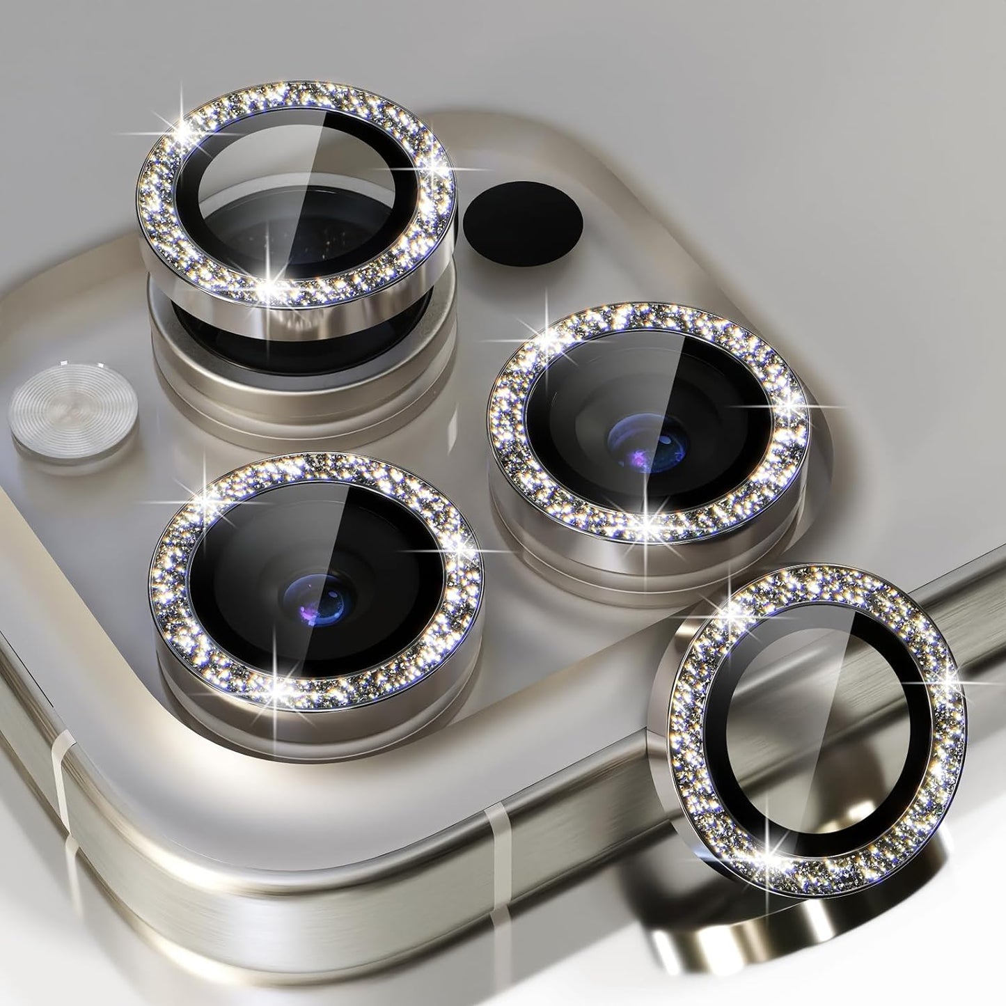 Bling iphone Camera Lens Protectors (Ultra-tough HD Individual Lens Protectors and Scratch Resistant)