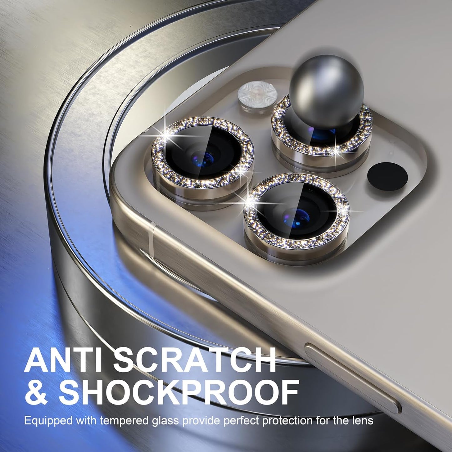 Bling iphone Camera Lens Protectors (Ultra-tough HD Individual Lens Protectors and Scratch Resistant)