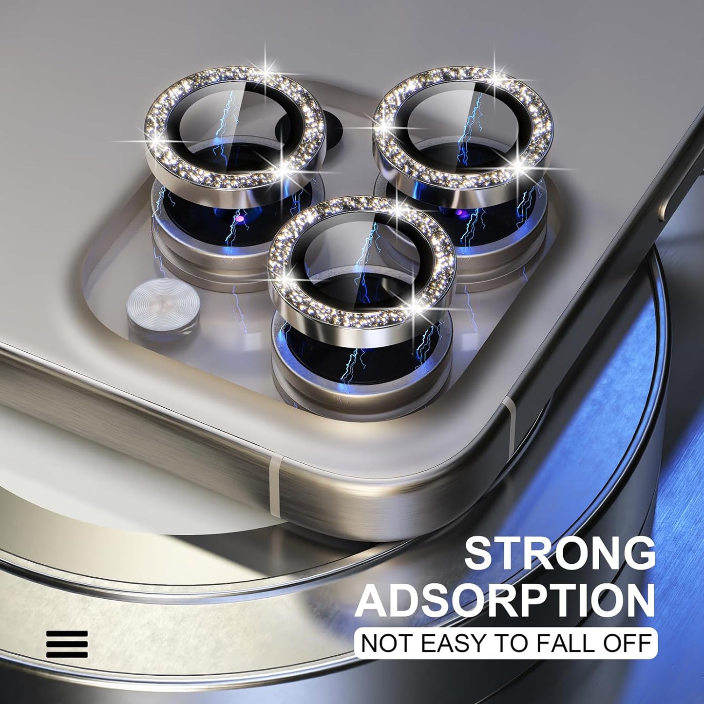 Bling iphone Camera Lens Protectors (Ultra-tough HD Individual Lens Protectors and Scratch Resistant)